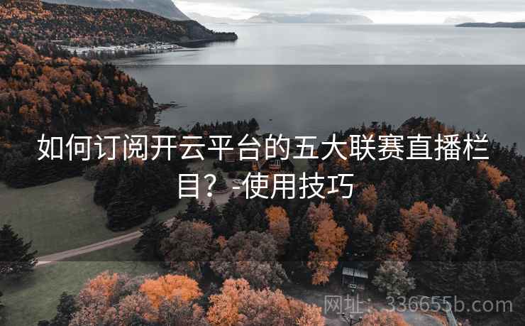 如何订阅开云平台的五大联赛直播栏目？-使用技巧