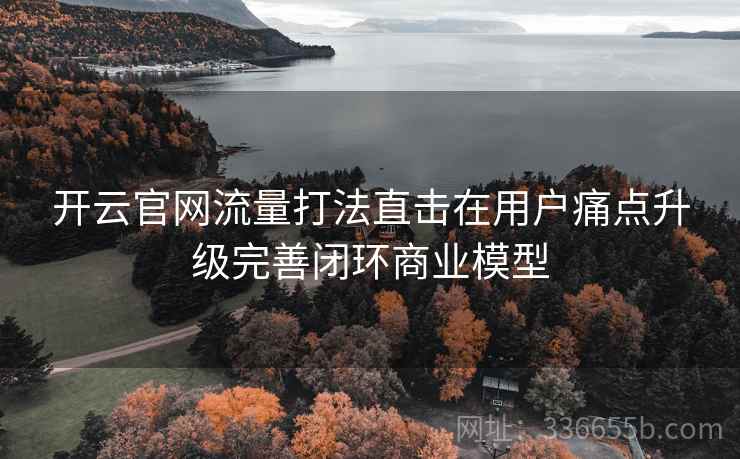 开云官网流量打法直击在用户痛点升级完善闭环商业模型
