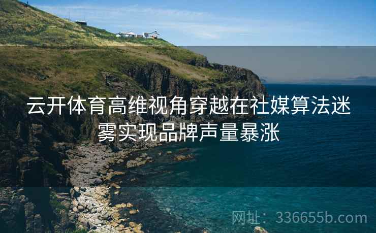 云开体育高维视角穿越在社媒算法迷雾实现品牌声量暴涨