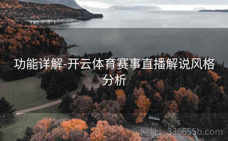 功能详解-开云体育赛事直播解说风格分析