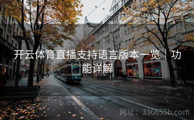 开云体育直播支持语言版本一览｜功能详解
