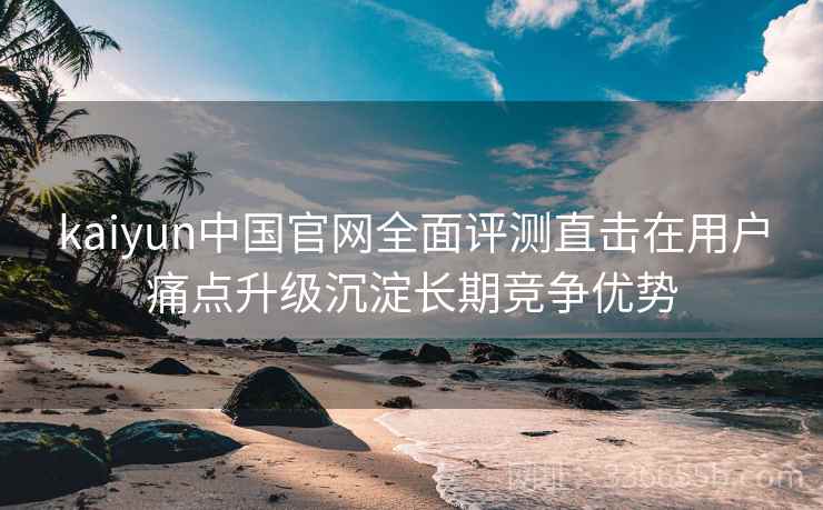 kaiyun中国官网全面评测直击在用户痛点升级沉淀长期竞争优势