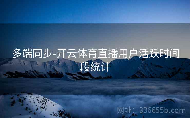 多端同步-开云体育直播用户活跃时间段统计