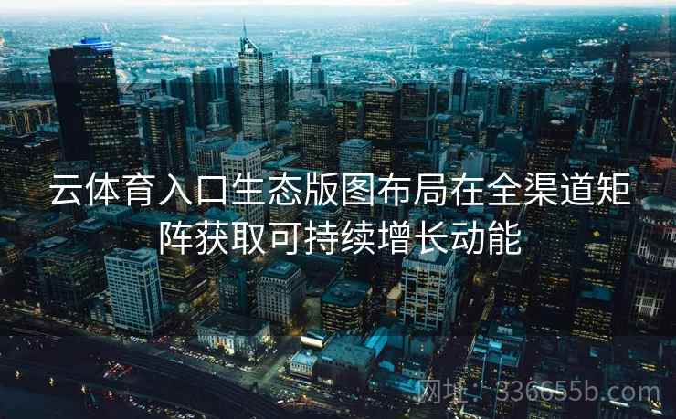 云体育入口生态版图布局在全渠道矩阵获取可持续增长动能