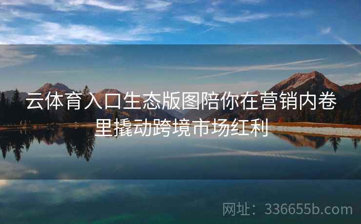 云体育入口生态版图陪你在营销内卷里撬动跨境市场红利