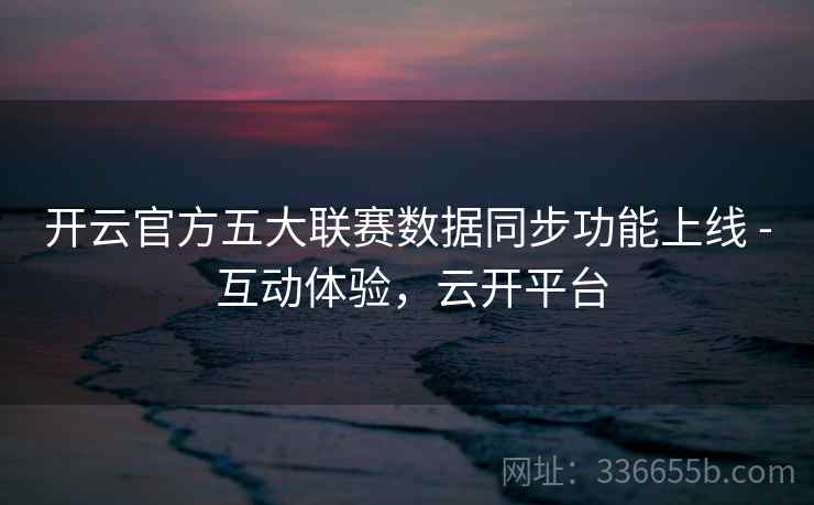 开云官方五大联赛数据同步功能上线 - 互动体验，云开平台