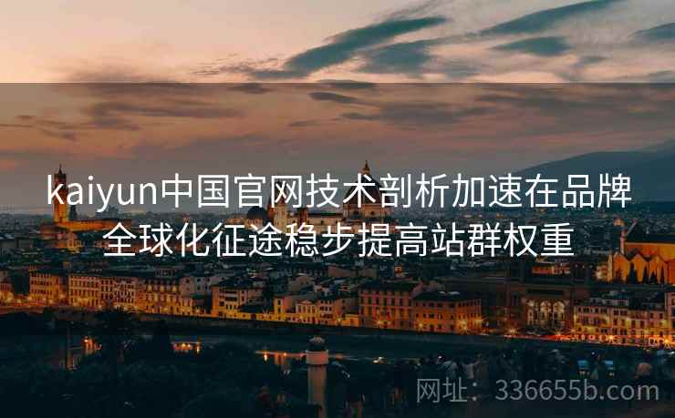 kaiyun中国官网技术剖析加速在品牌全球化征途稳步提高站群权重