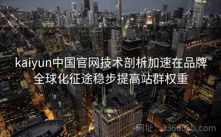 kaiyun中国官网技术剖析加速在品牌全球化征途稳步提高站群权重